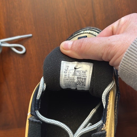 Nike Air Max 97 Woman’s Gold and Black Sneakers - Picture 9 of 12